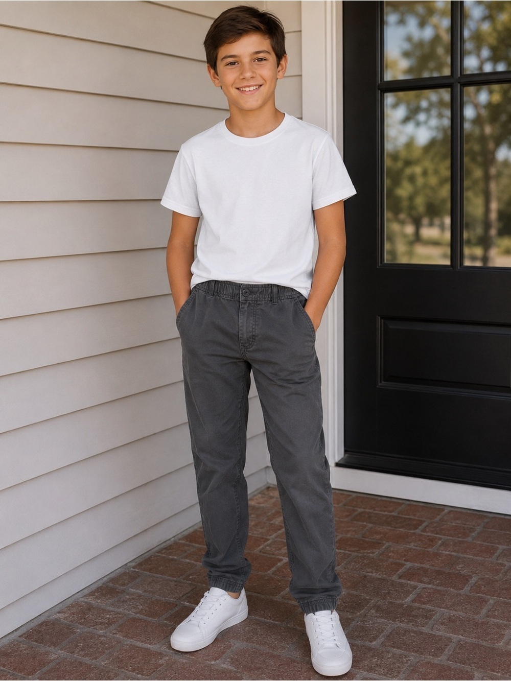 Old Navy Kids Charcoal Gray Joggers